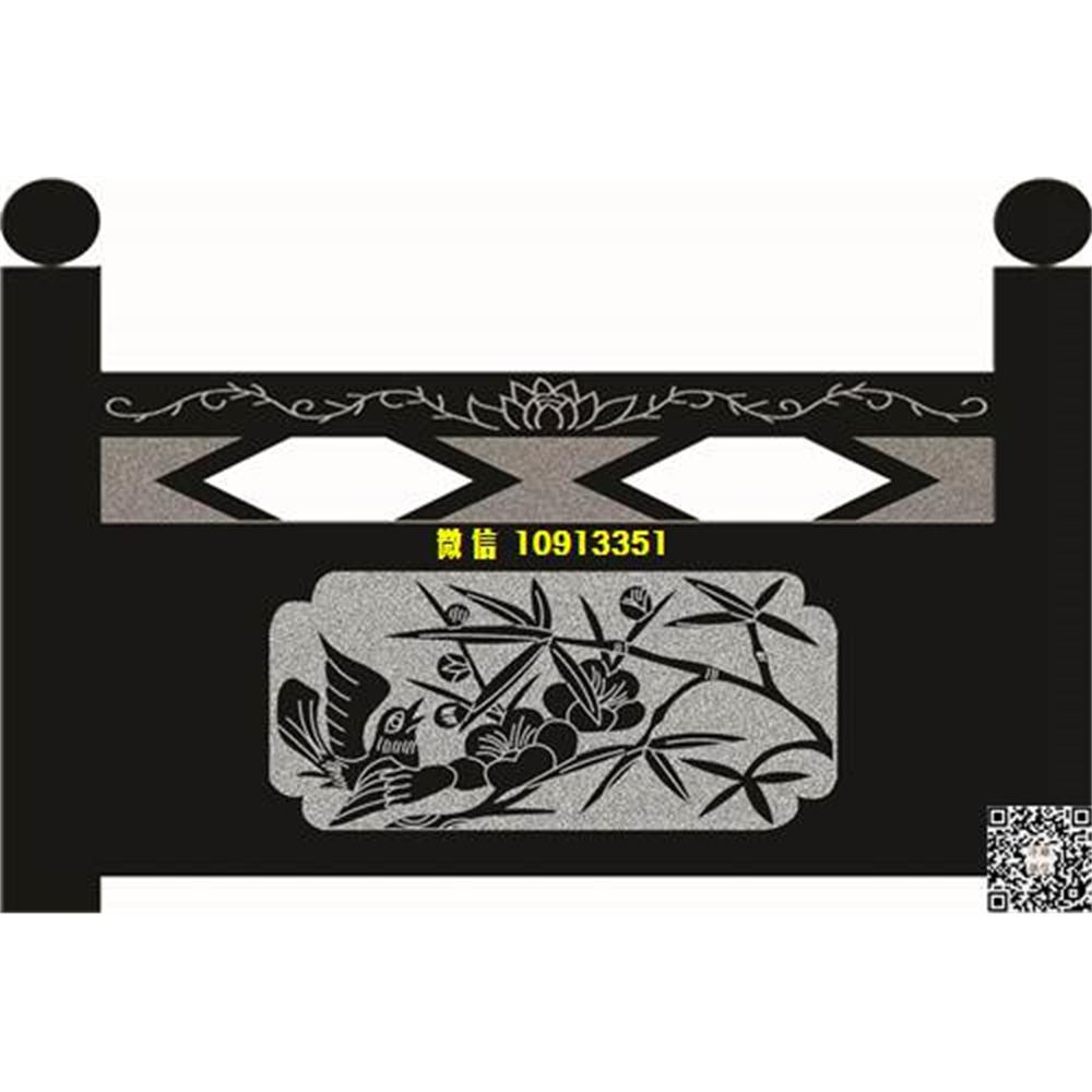 精雕图187竹子鸟栏板精雕图线雕图线条图单线铣底图_电脑雕刻plt文泰矢量图精雕图浮雕图